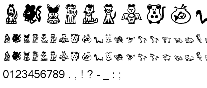 Girl Characters font